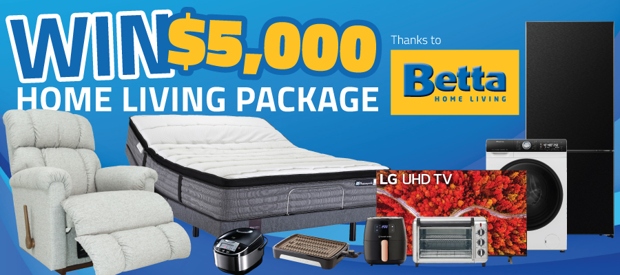 WIN A $5,000 Home Living Package!